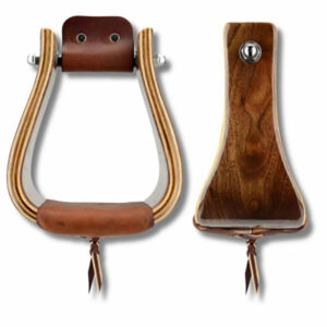 Buckaroo wooden stirrup