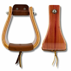 Buckaroo wooden stirrup