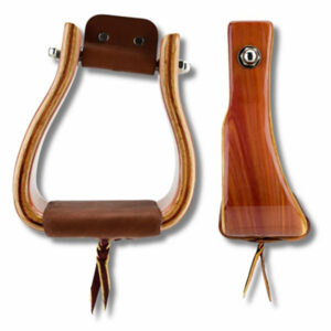 Angled Offset Wooden Stirrup