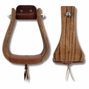 Buckaroo wooden stirrup