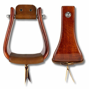 Buckaroo wooden stirrup
