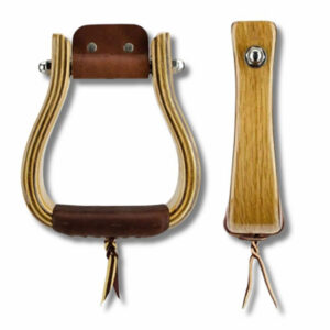 Flat Bottom Wooden Stirrup