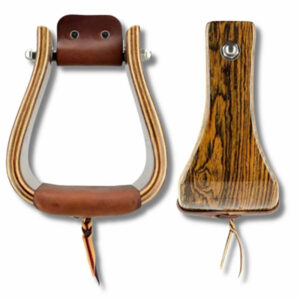 Buckaroo wooden stirrup