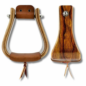 Buckaroo wooden stirrup